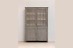 Miniature Cheverny grey wooden display case 1