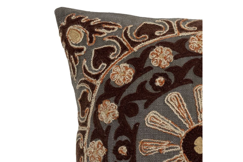 Visual appeal is not outdone; the cushion features a neat embroidered pattern that makes it more