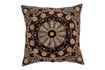 Miniature Chinon brown cotton cushion 1