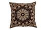 Miniature Chinon brown cotton cushion Clipped