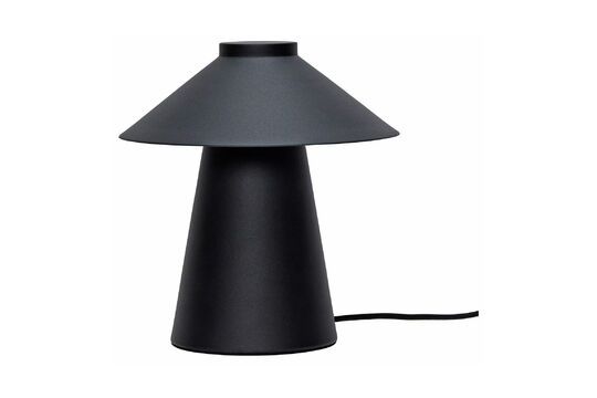 Chipper black metal table lamp Clipped