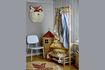 Miniature Christianna beige bamboo closet 4