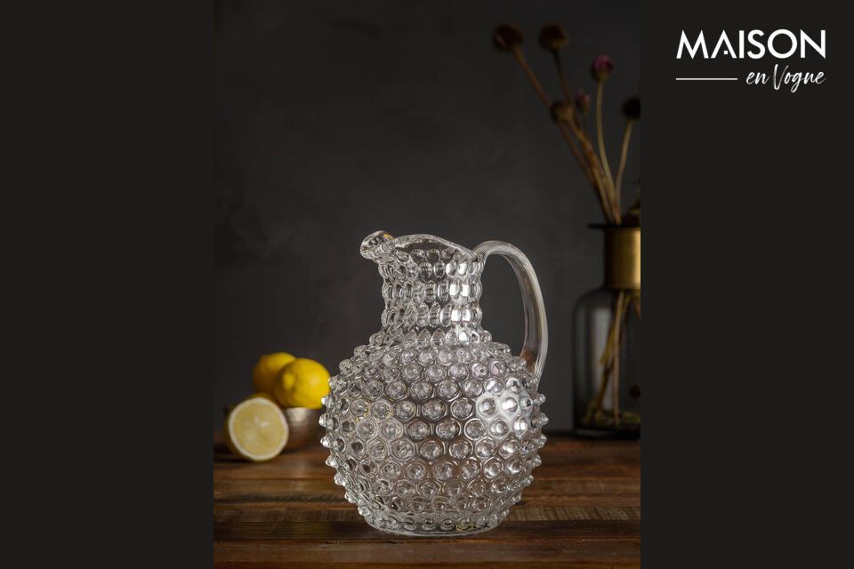 Clear glass decanter 2L Diamant Chehoma