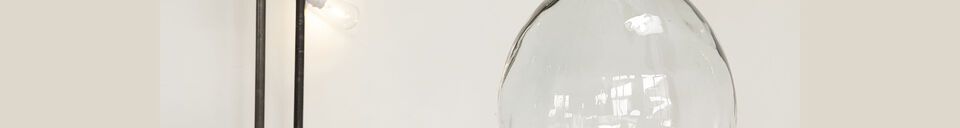 Material Details Clear glass vase