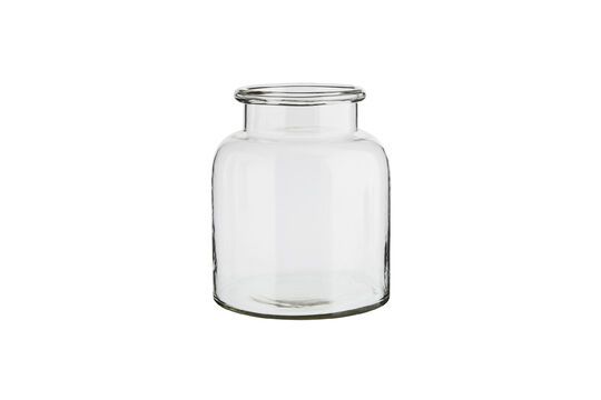 Clear glass vase H20 Flowper Clipped