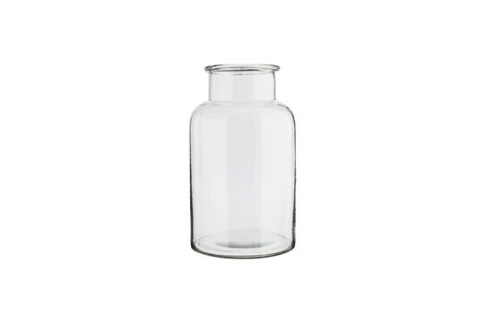 Clear glass vase H34 Flowper