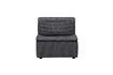 Miniature Clide grey fabric sofa element 6