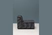 Miniature Clide grey fabric sofa element 4