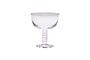 Miniature Clink clear crystal champagne glass Clipped