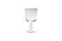 Miniature Clink clear crystal red wine glass Clipped