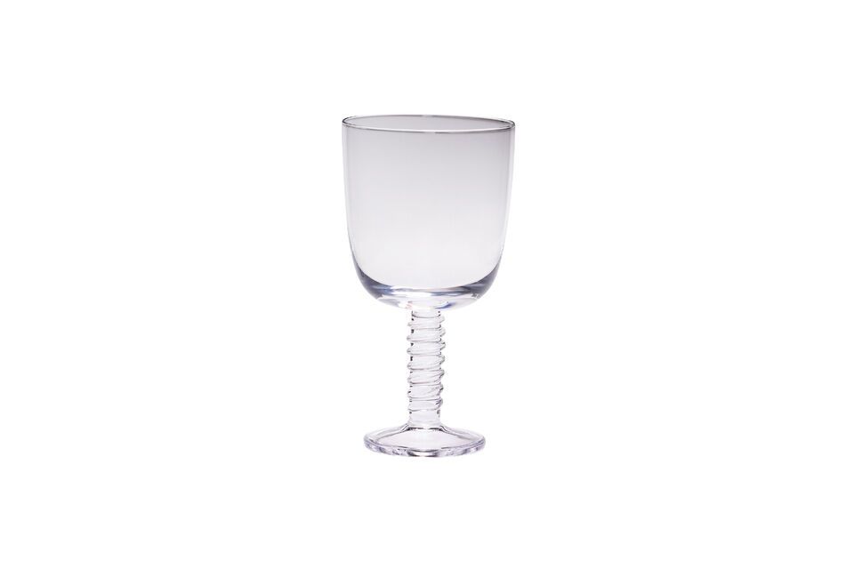 Clink clear crystal red wine glass Hübsch