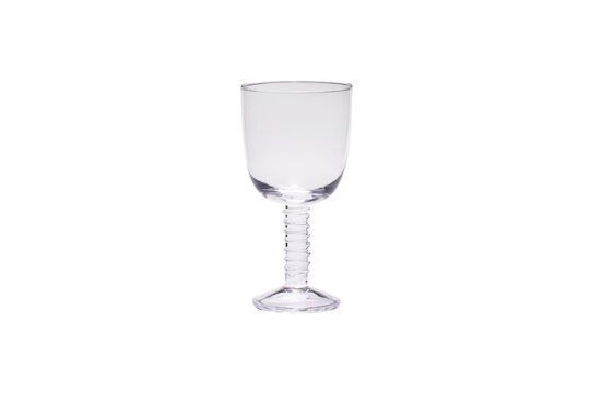 Clink clear crystal white wine glass Clipped