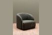 Miniature Clive khaki fabric armchair 1