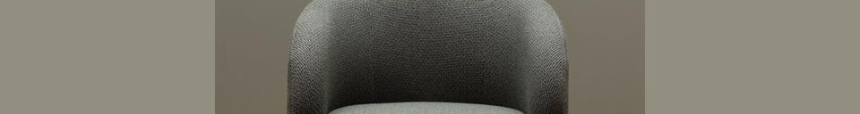 Material Details Clive khaki fabric armchair