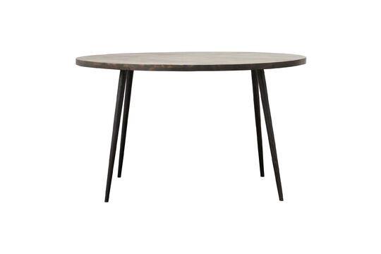 Club black wooden dining table Clipped