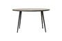 Miniature Club black wooden dining table Clipped