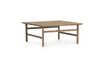 Miniature Coffee table in solid brown oak Grow 1