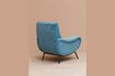 Miniature Colbert blue fabric armchair 3