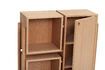 Miniature Console in light oak veneer Cube 6