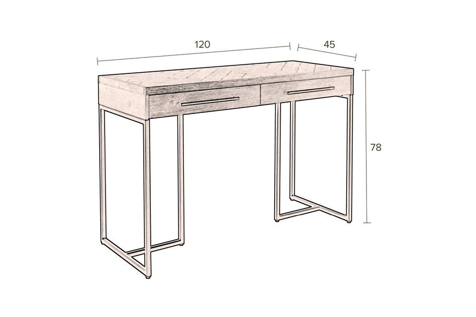 Console in oak wood Class - 16