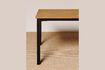 Miniature Contemporary beige teak garden table 5