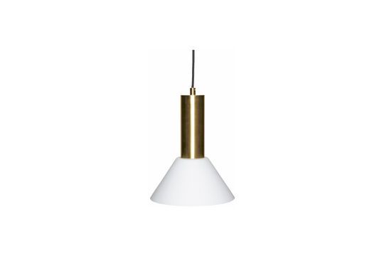 Contrast brass glass pendant Clipped