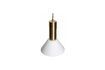 Miniature Contrast brass glass pendant 4