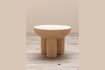 Miniature Cool beige resin side table 1