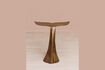 Miniature Copper aluminum side table Poisson 4