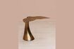 Miniature Copper aluminum side table Poisson 5