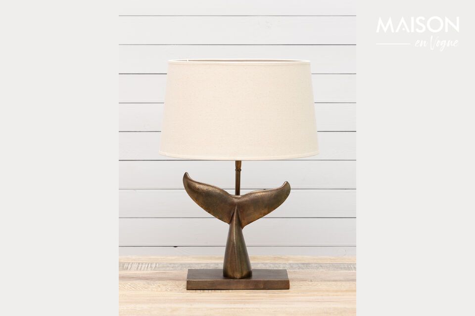 Copper aluminum table lamp Whale Chehoma