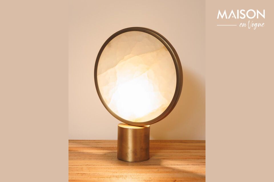 Discover the subtlety and elegance of our Micro copper metal table lamp