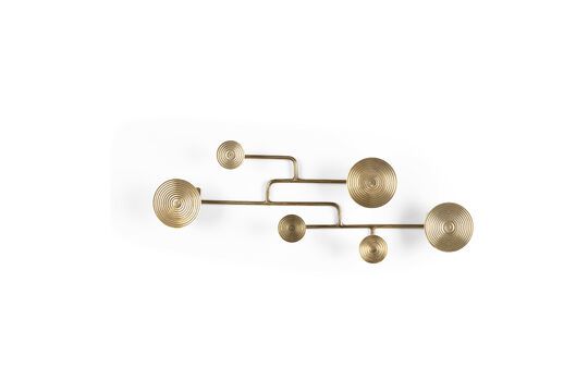 Copper-plated aluminum coat rack Hypnotising Clipped