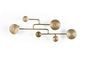 Miniature Copper-plated aluminum coat rack Hypnotising Clipped