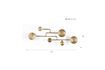 Miniature Copper-plated aluminum coat rack Hypnotising 6