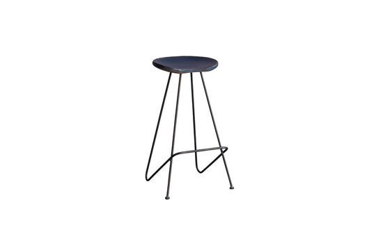 Coven dark blue metal stool Clipped