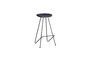 Miniature Coven dark blue metal stool Clipped