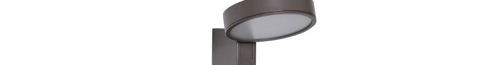 Material Details Crea brown acrylic wall lamp