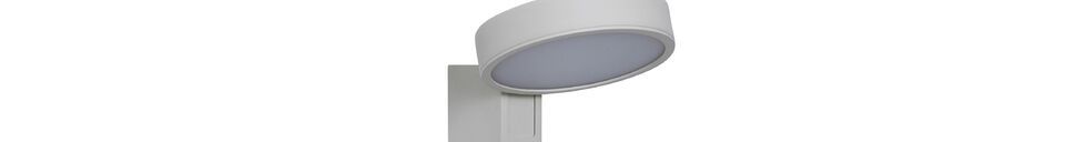 Material Details Crea sand acrylic wall lamp