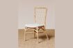 Miniature Croisillons beige rattan chair 1