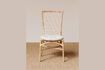 Miniature Croisillons beige rattan chair 2