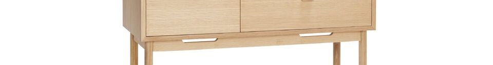 Material Details Cube light oak veneer chest of drawers