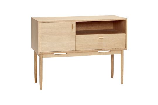 Cube light oak veneer chest of drawers Clipped