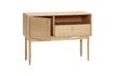 Miniature Cube light oak veneer chest of drawers 3