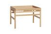 Miniature Cube light oak veneer coffee table 1