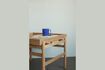 Miniature Cube light oak veneer coffee table 2