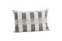 Miniature Cugris grey cotton cushion cover Clipped