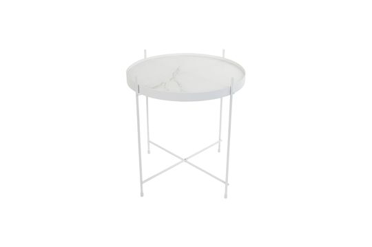 Cupid White Marble Side Table