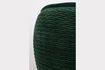 Miniature Curvy dark green velvet armchair 7