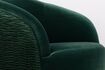 Miniature Curvy dark green velvet armchair 9